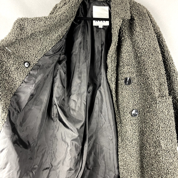 Anthropologie Gray Textured Coat, XL - Picture 5 of 13